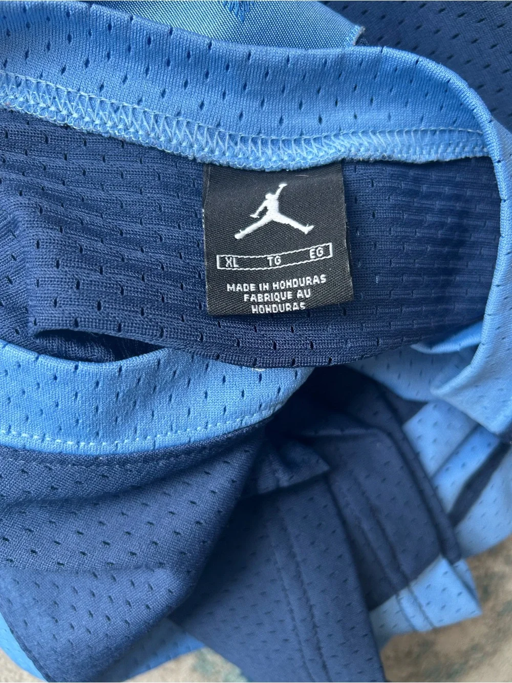 Jordan North Carolina #23 Blue Basketball Jersey